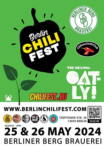 Berlin Chili Festival Poster May 2024